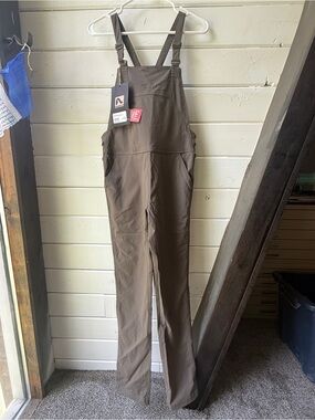Flylow Women's Brown Utility Overalls